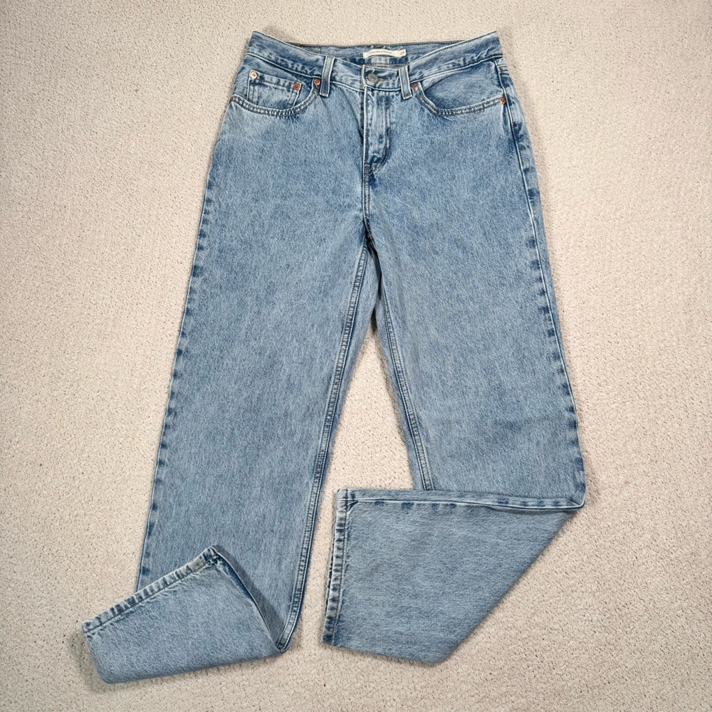 Levi's Low Pro Straight Women Jeans Light Blue Size 27
